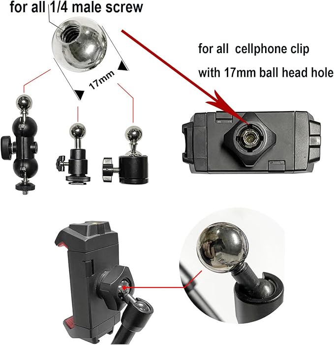 30Pack Camera Tripod Screw Mount Kit 1/4 to 3/8 Inch Adapter Threaded Converter