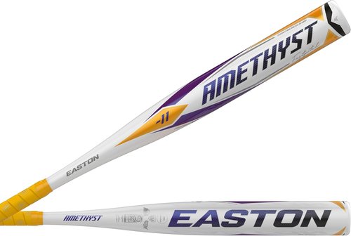Easton Amethyst Fastpitch Softball Bat -11 Drop | 1-Piece Alloy | Approved for All Fields
