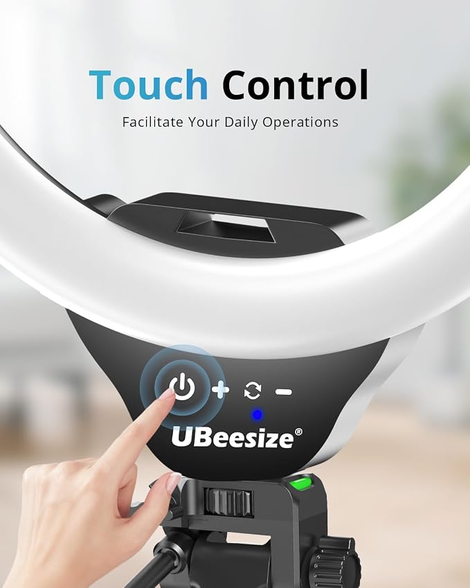 UBeesize 12'' LED RGB Ring Light