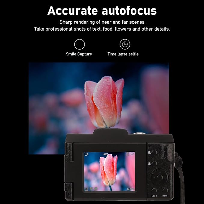 1080P Digital Camera for Photography and Video, 16MP 16X Digital Zoom 2.4 inch