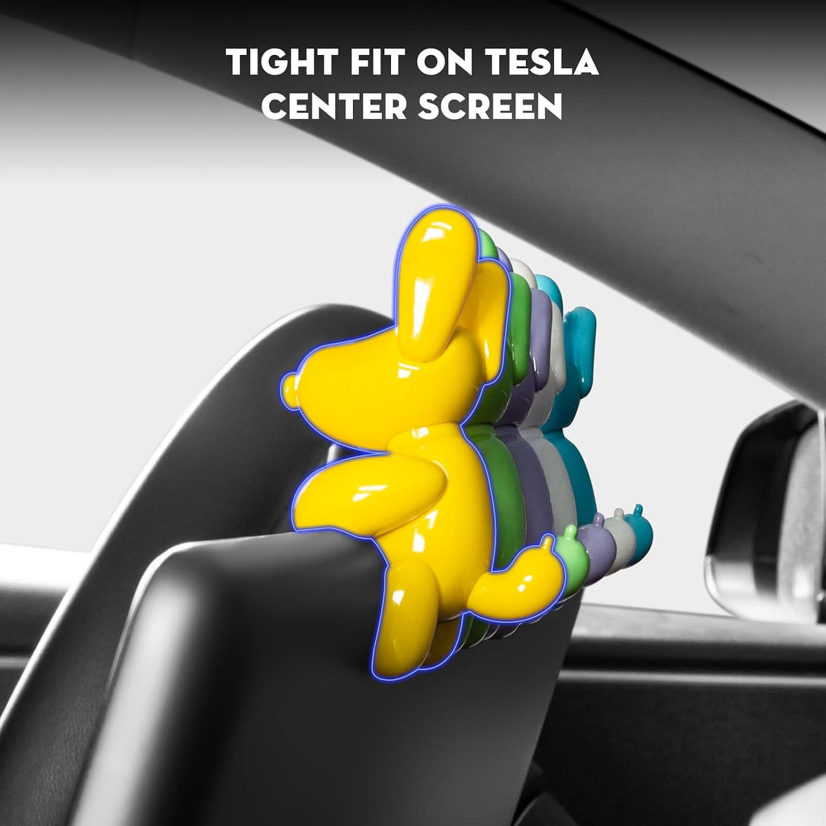 5PCS Dog Mode Mini Screen Decoration for Tesla Model Y and Model 3