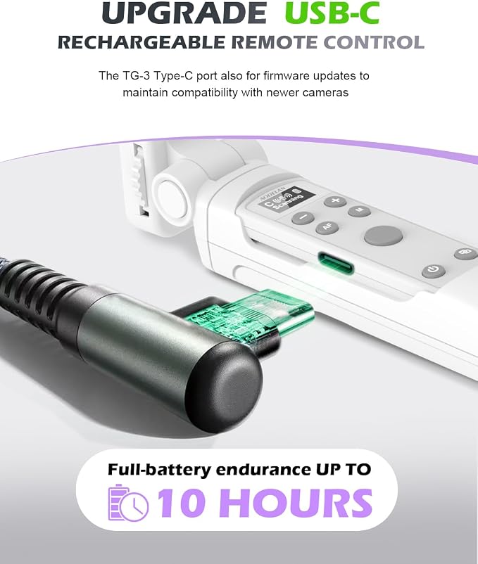 for Canon Tripod with Rechargeable Remote Control