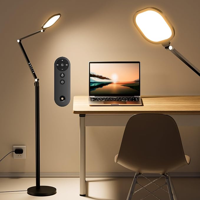 LitONES Ring Light with Stand, 15W Dimmable Zoom Lighting