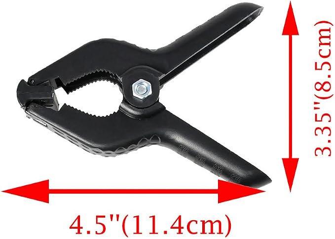 SLOW DOLPHIN Heavy Duty Spring Clamps Clip 4.5 Inch