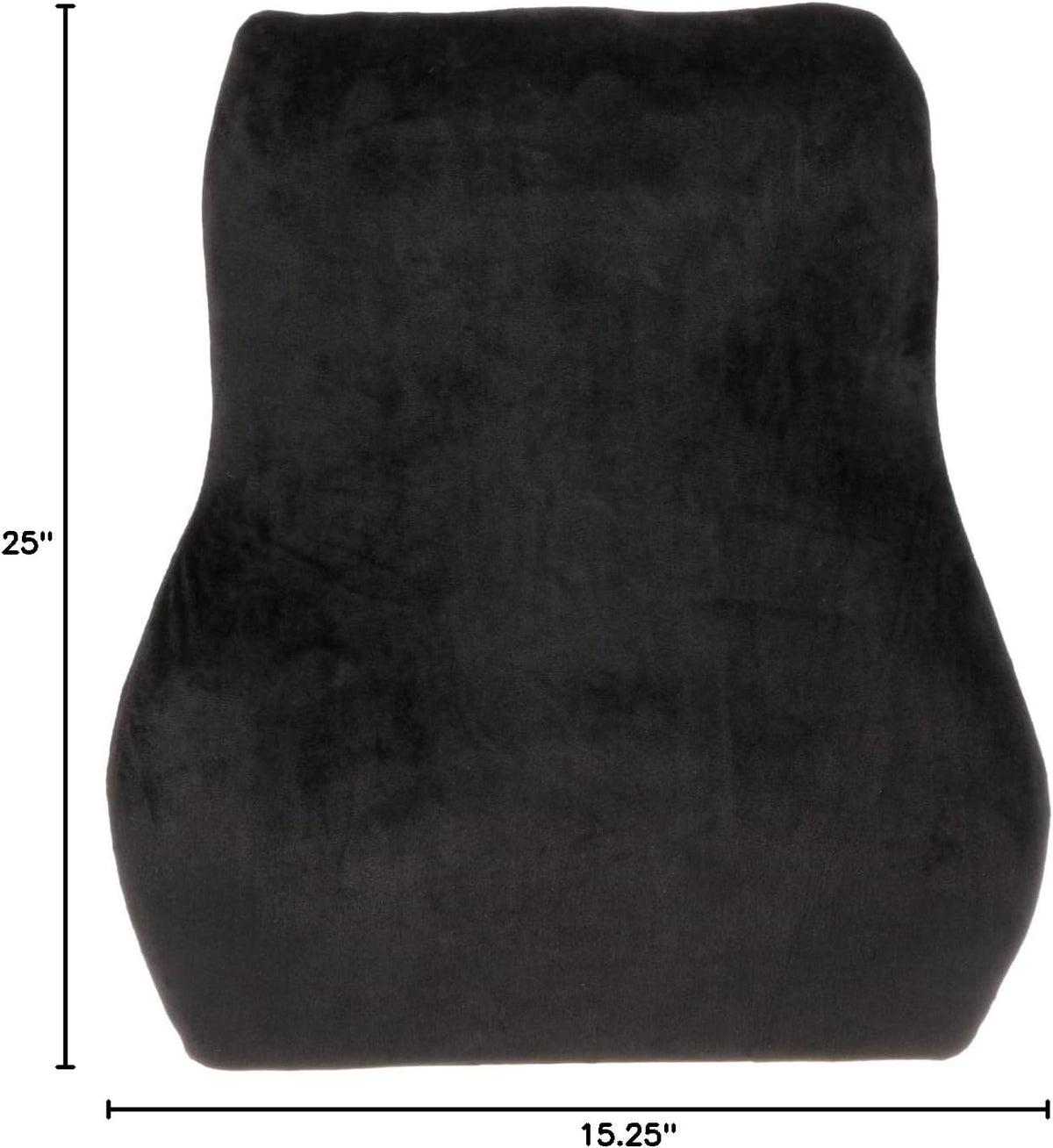 Goodyear GY1015 - Full Size Back Support Pillow for Office Chair or Car / SUV - Helps Relieve Pain - 100% Pure Memory Foam - Improves Posture - Fits Most Seats - Premium Soft Plush