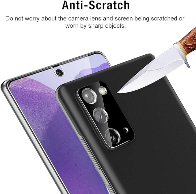 TOCOL 4 Pack fit for Samsung Galaxy Note 20 5G- 2 Pack Tempered Glass Screen