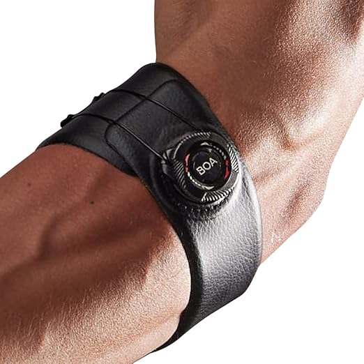 SOZO Boa Micro Adjustable Elbow Brace/Support for Tendonitis, Tennis Elbow, Golfer's Elbow, Pain Relief and Injury (Small)