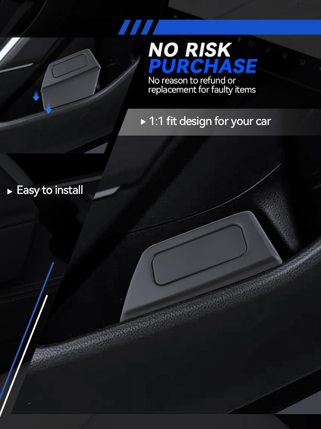 for Cross Trash Can 2022 2023 2024 2025 2026 Toyota Corolla Cross Accessories Trash Bin for Storage Garbage Can-Left Side