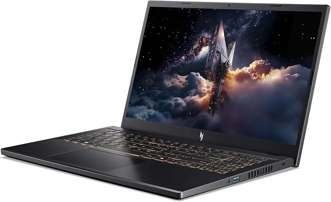 Acer Nitro V 15.6" FHD Gaming Laptop, Intel Core i5-13420H, GeForce RTX 5050, 64GB RAM 1TB SSD, 128gb 9H Docking Station, Webcam, Wi-Fi, Backlit Keyboard, Windows 11 Home, Black