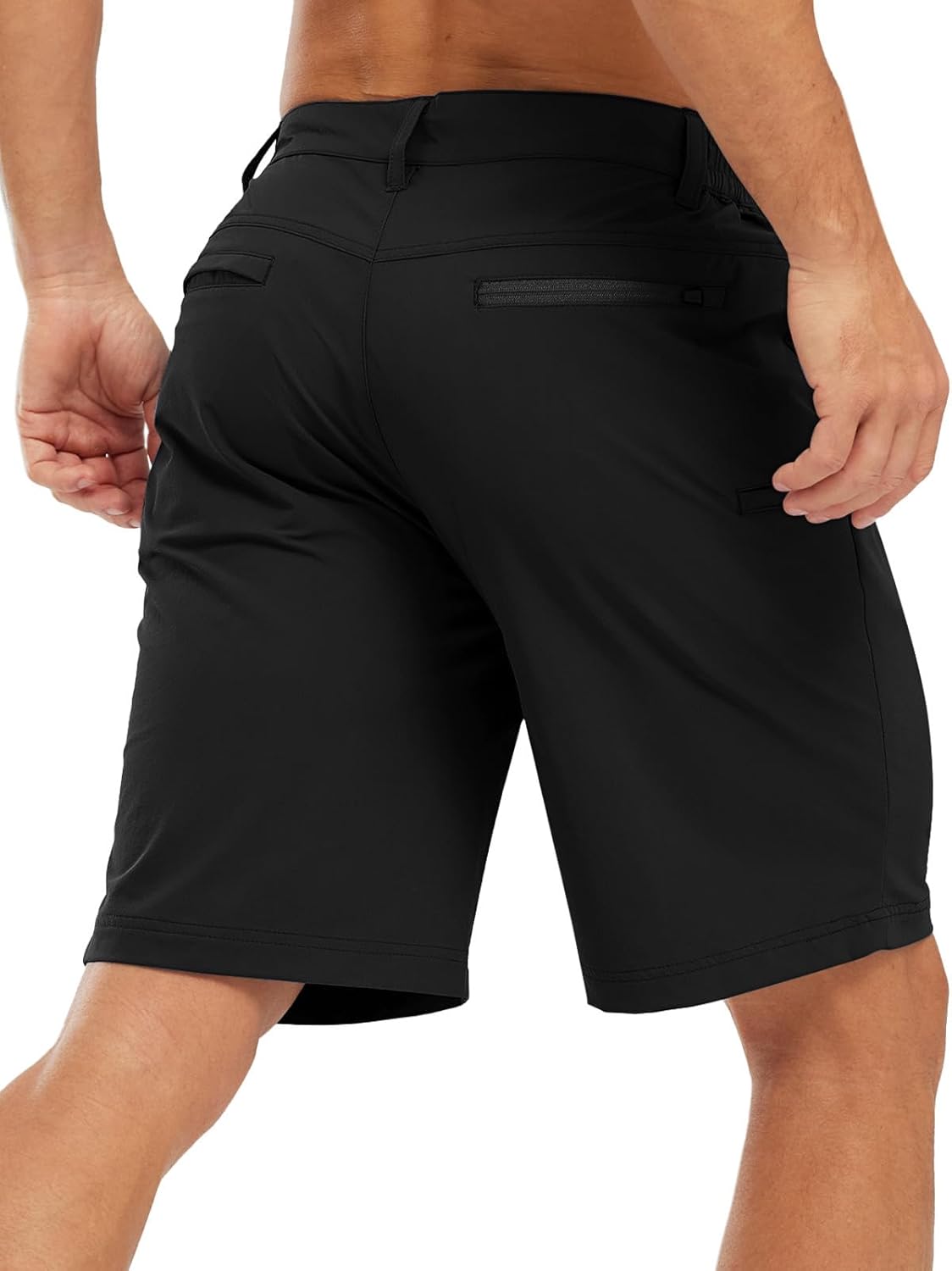 TBMPOY Men's Casual Golf Shorts - Lightweight, Quick-Dry Fabric, 5 Pockets, Stretch Waist | Ideal for Travel