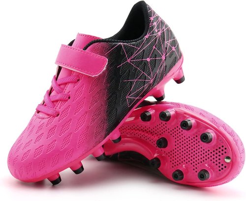 Brooman Kids Soccer Cleats - Firm Ground Athletic Shoes for Boys & Girls | Outdoor Football Footwear