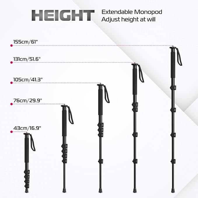 ULANZI TB12 61-Inch Camera Monopod