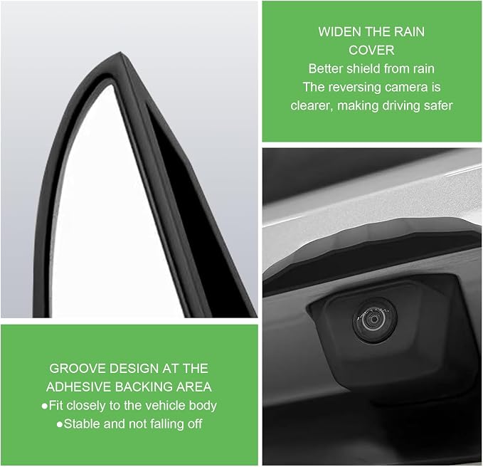 Car Rear View Camera Anti-Rain Cover, Silicone Reversing Camera Protective Cover