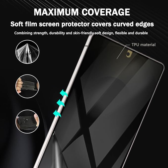 1 Pack for Samsung Galaxy S25 Ultra Privacy Screen Protector