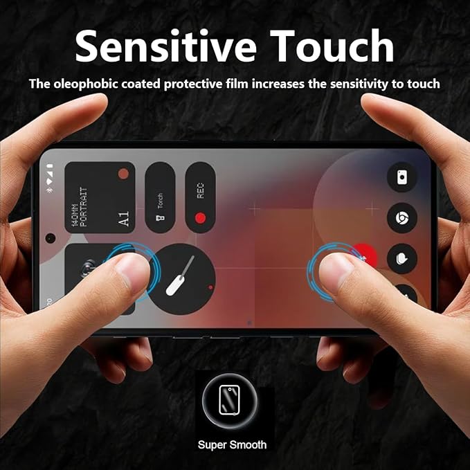 3+2 Pack Tempered Glass for Nothing Phone 3a Pro Screen Protector
