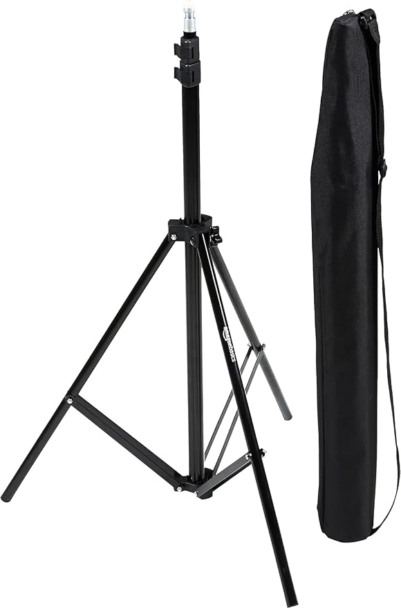 Amazon Basics Portable Aluminum Photography Light Stand Tripod