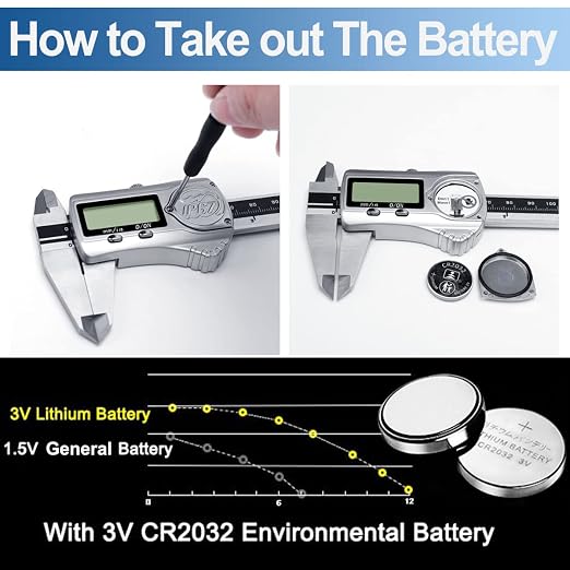 Kynup Caliper Measuring Tool IP67 Waterproof, Digital Caliper Outside Micrometer