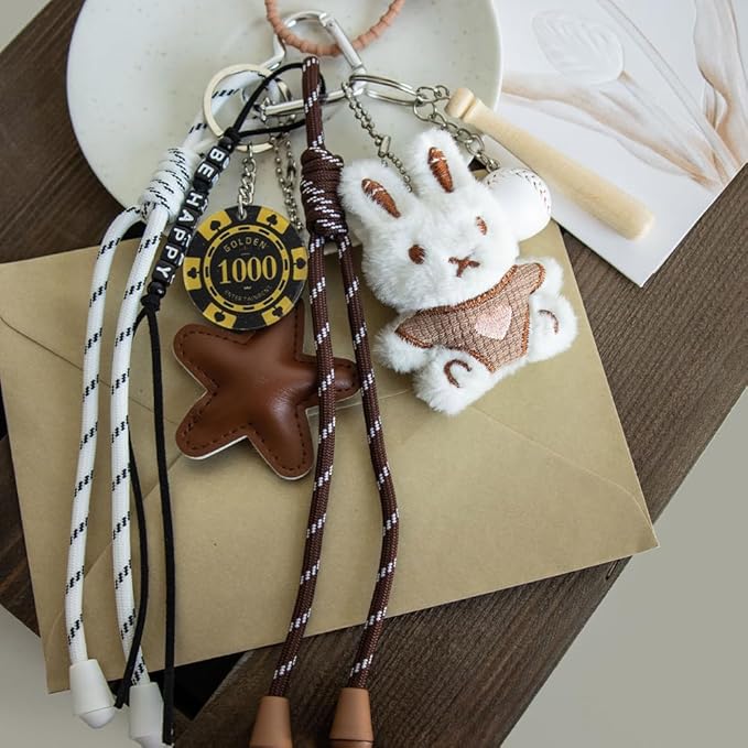 Georgie Porgy Bag Charms Keychains Handbag Accessories for Women Purse Backpack Sports Bag Pendant Cute Unique Gift for Girls