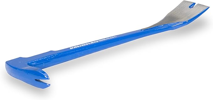VAUGHAN Bear Claw Scraper Bar, 10 Inch Pry Bar, Nail Puller, Made In The USA, BC/SB10, VN57043