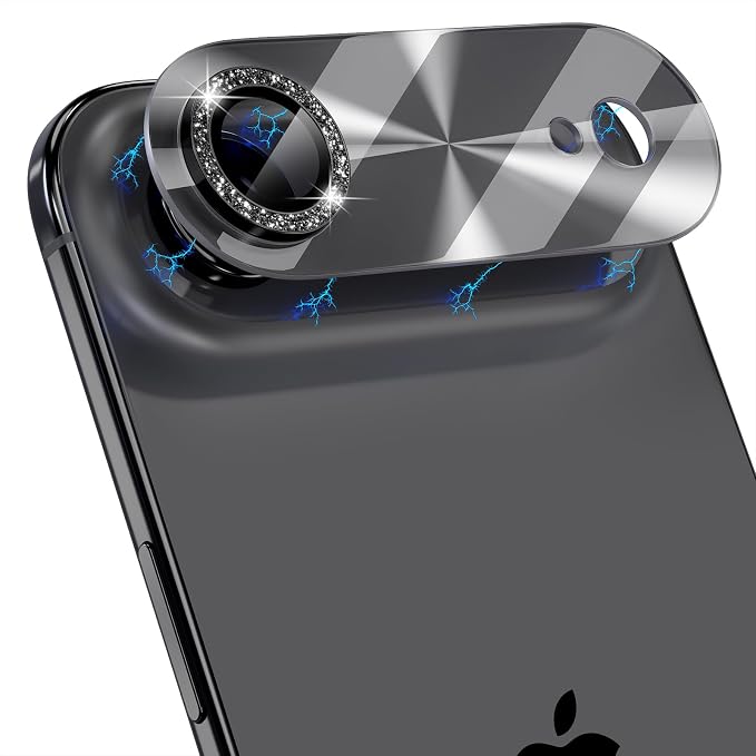 Choiche Compatible for iPhone 17 Air Camera Lens Protector, Bling Camera Cover