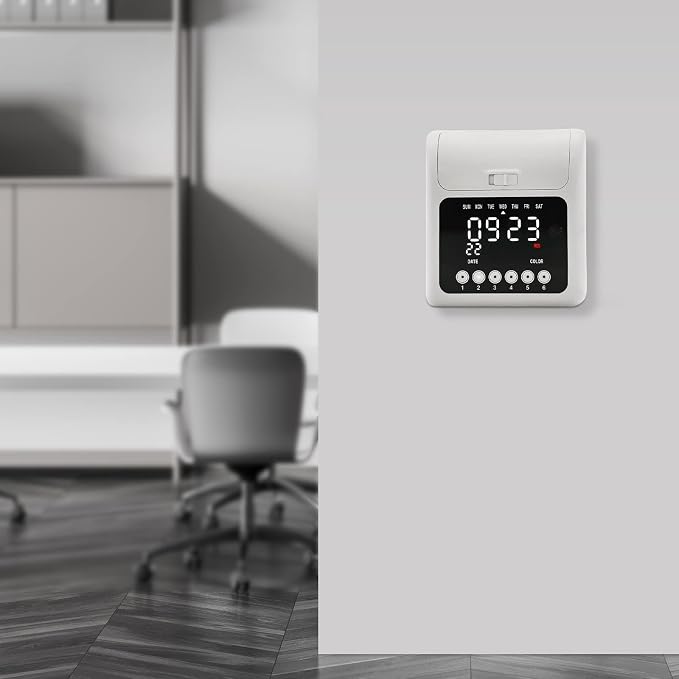 Starter Time Clock Bundle, Electronic Calculating Time Clock Employees in/Out