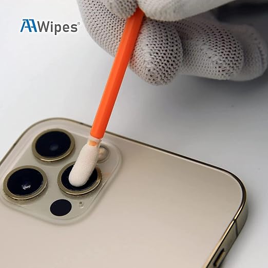 AAwipes Foam Tip Cleaning Swab Kit Cleanroom Sponge Stick Foam Swab Bundle