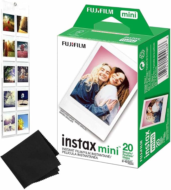 Fujifilm Instax Mini Camera Film: 20 Shoots Total,