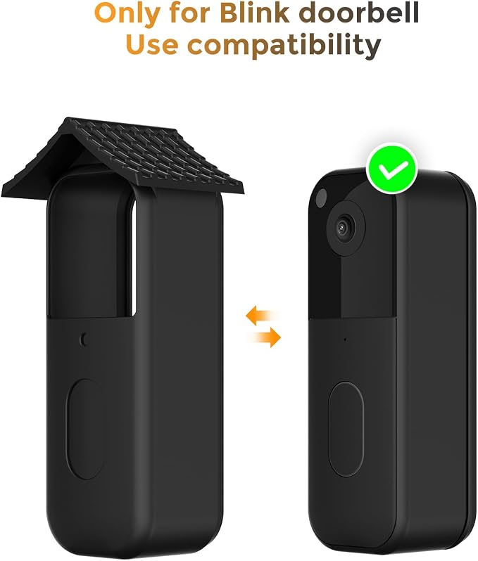 Silicone Cover for Blink Video Doorbell 2025 Waterproof Doorbell Cover