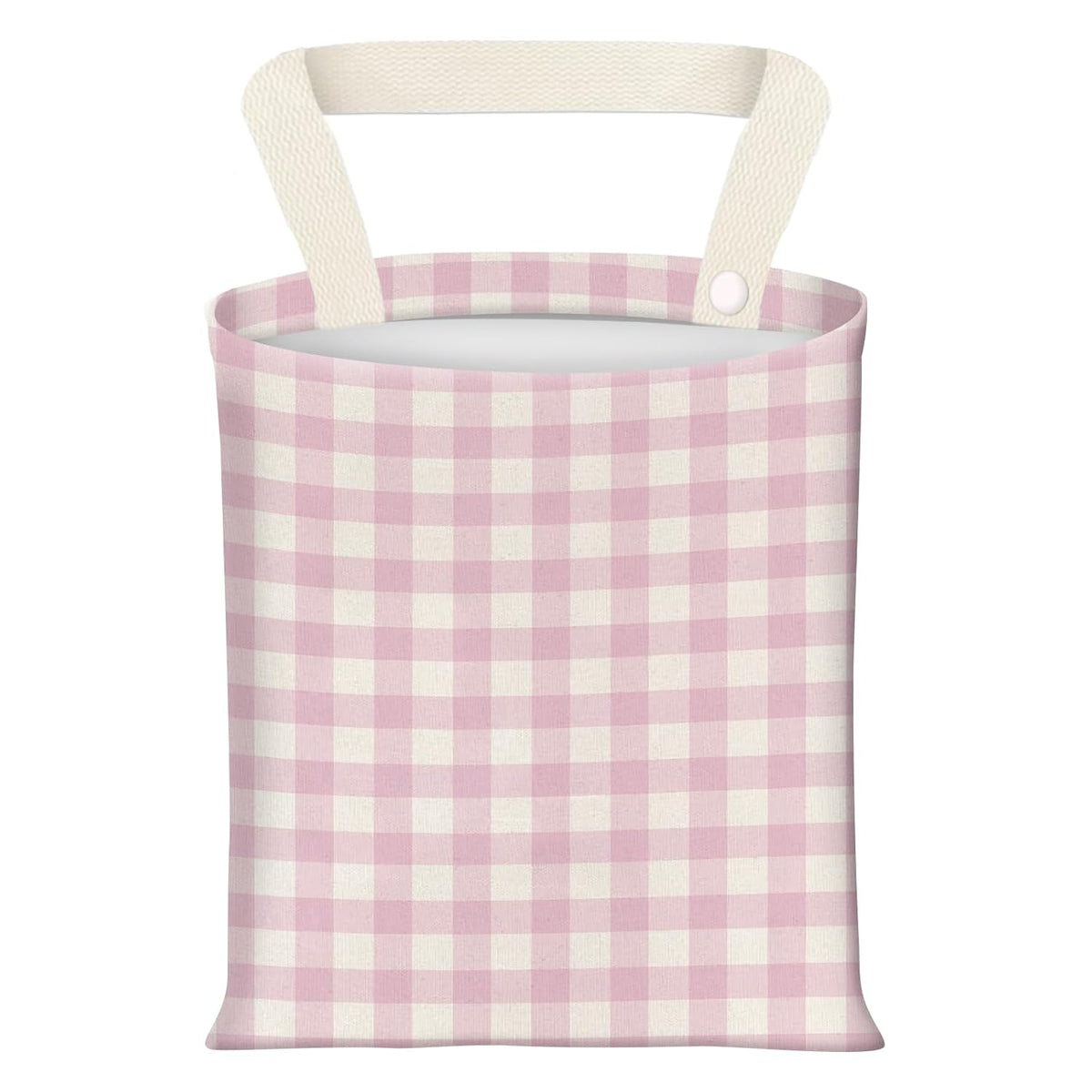 Hanging Car Garbage Bag, Cute Car Trash Can Bag, Automotive Accessories for Women Men Cute Pink Dot