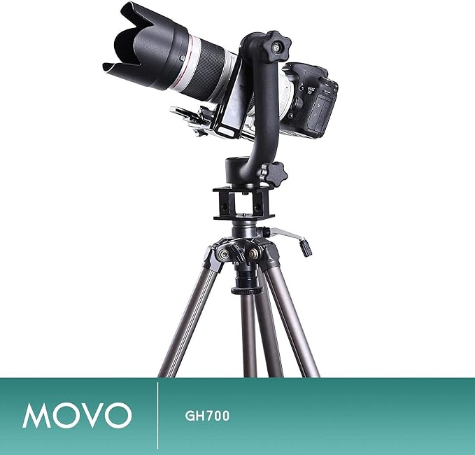 Movo GH700 MKII Professional Gimbal DSLR Tripod Head