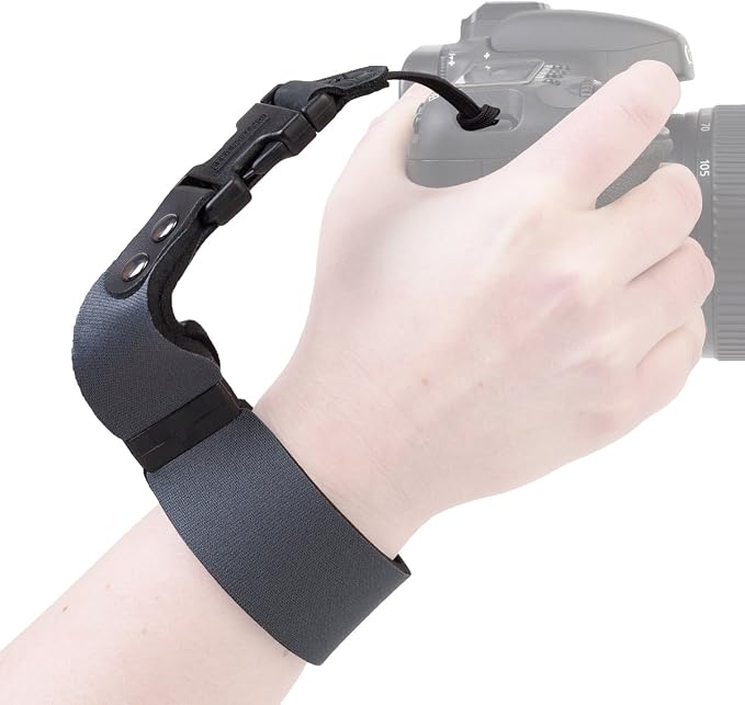 OP/TECH USA SLR Camera Wrist Strap – Neoprene Quick Release Strap
