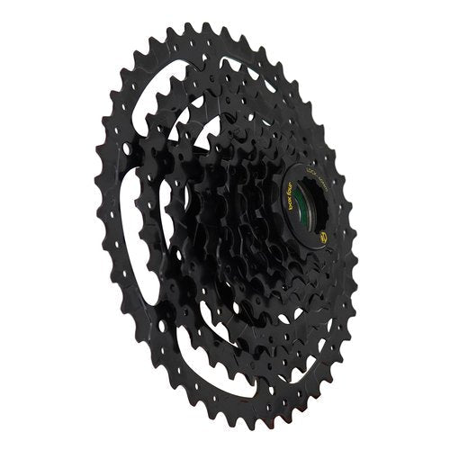 Box Four 8 Speed Bike Cassette 11-42T Black Fits Standard HG Hubs 9/10/11 Speed Cassette for Mountain Bike, Lightweight Bicycle MTB Cassettes, Compatible Bike Cassettes