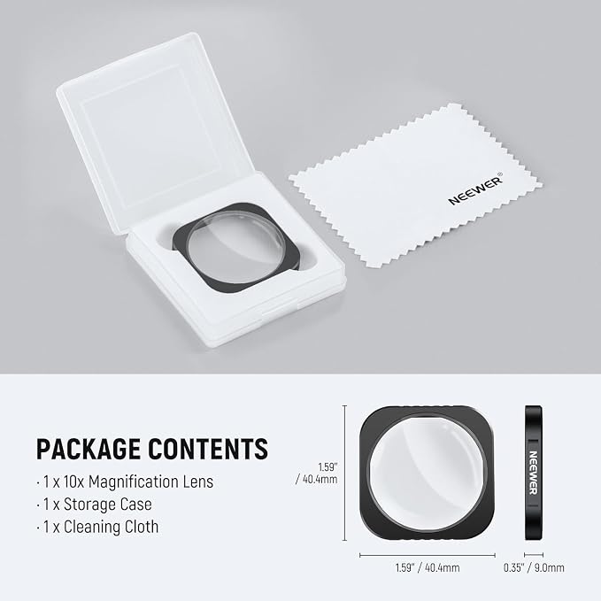 NEEWER 10X Macro Lens Compatible