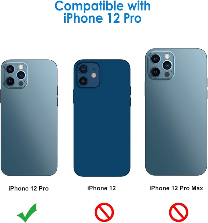 JETech Camera Lens Protector for iPhone 12 Pro 6.1-Inch, 9H Tempered Glass