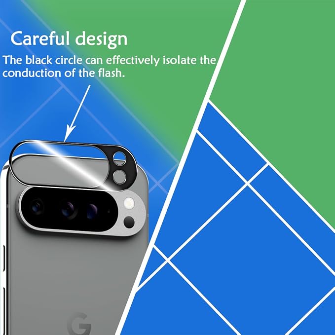 BIGFACE for Pixel 9 Pro XL Tempered Glass Screen Protector + Camera Lens