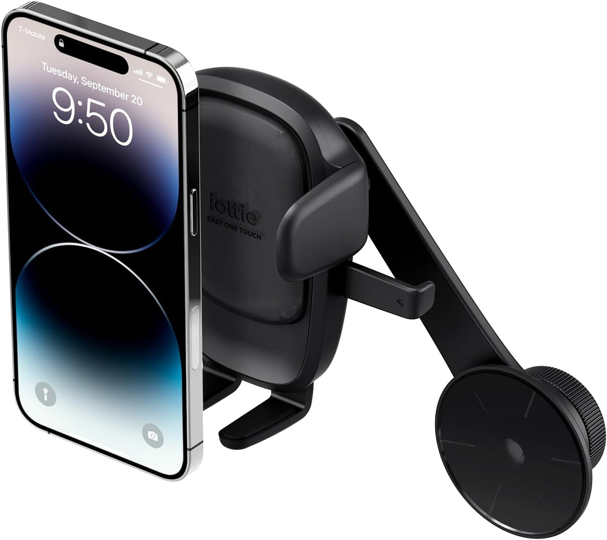 iOttie Easy One Touch Signature Air Vent & Flush Mount Combo - Universal Car Mount Phone Holder for iPhone, Google, Samsung, Moto, LG, and all other Smartphones