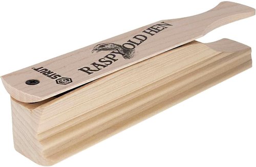 Hunters Specialties Raspy Old Hen Box Call - Durable Hardwood Design | Realistic Turkey Sounds