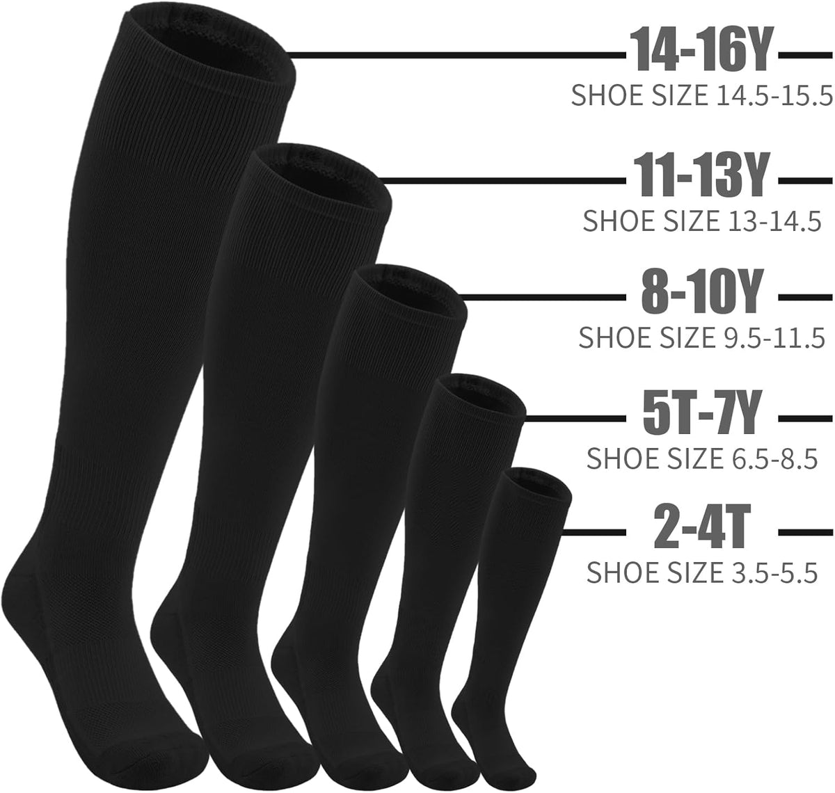 QBK Toddler Baseball Socks & Belt Combo Set - Youth Softball Tee Ball Gear for Boys & Girls (1 Pair of Socks & 1 Belt)