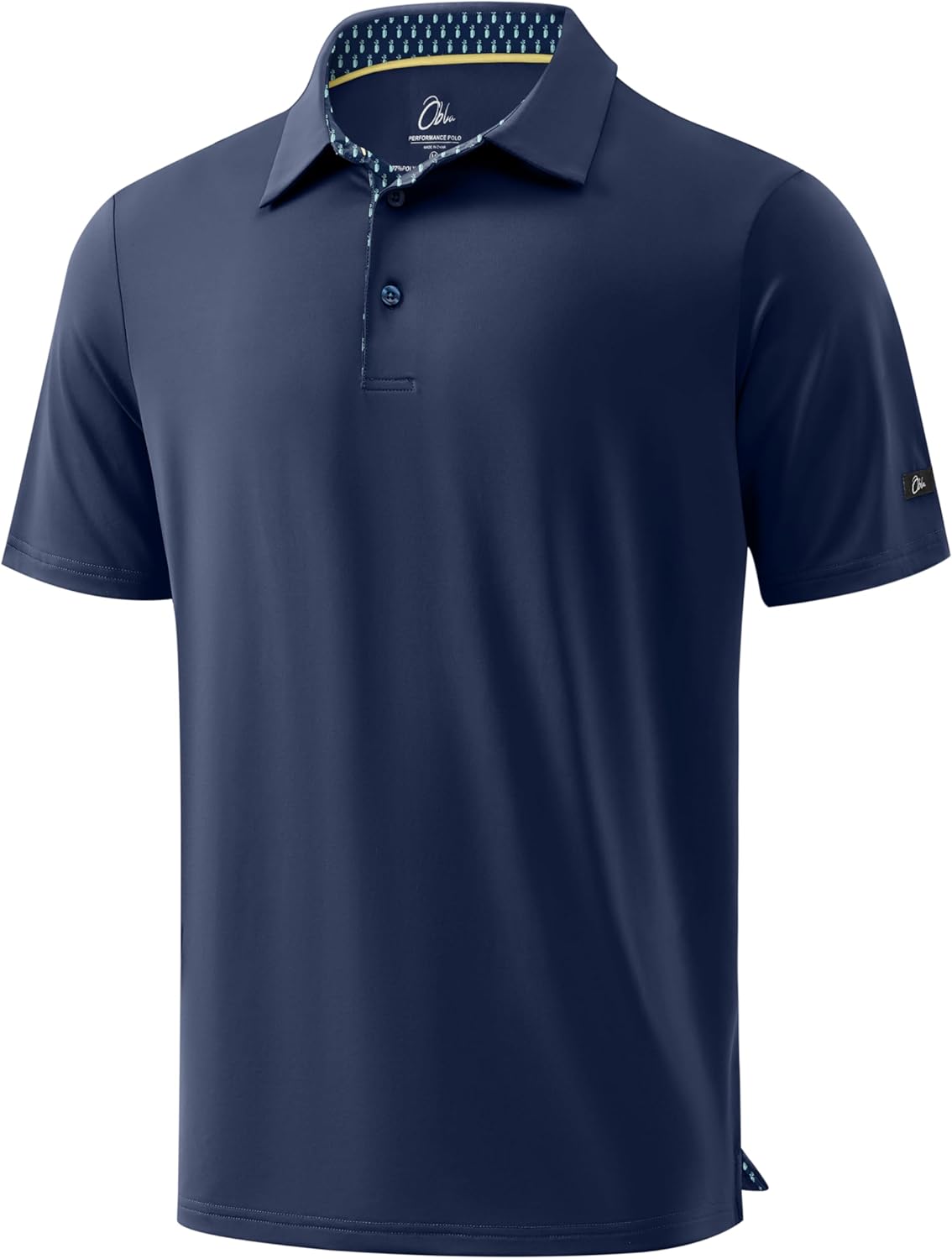 Obla Men's Golf Shirt - Short Sleeve Dry Fit Moisture-Wicking Polo | Athletic Casual Wear