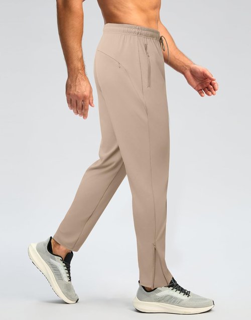Auxo Men's Jogger Pants - Ergonomic Design for Athletic Training | Comfortable Running Fit with Ankle Zippers