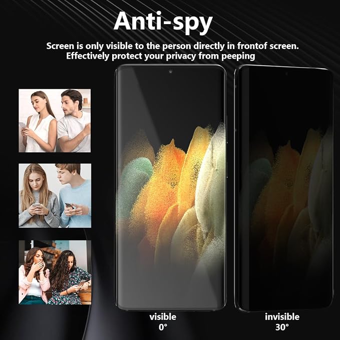1 Pack for Samsung Galaxy S21 Ultra Privacy Screen Protector