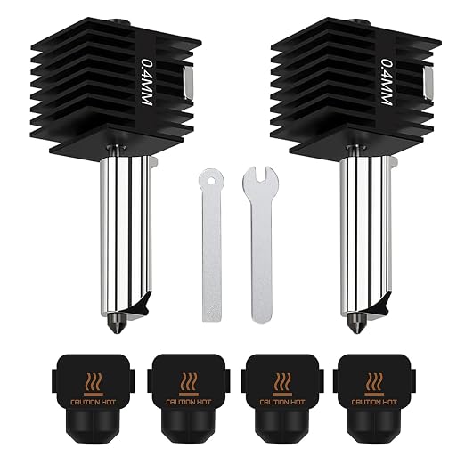 HzdaDeve 2 Pack A1 Mini/A1/A2L Hotend Print Head Hot End Kit Extruder Upgrade