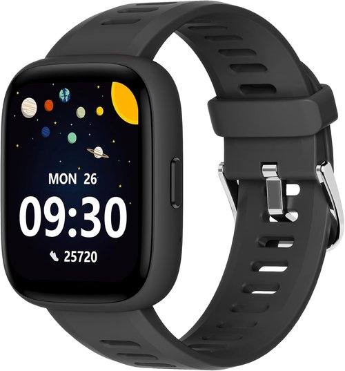 BIGGERFIVE Smart Watch for Kids - 1.8" Fitness Tracker with Heart Rate Monitor & IP68 Waterproof | Fun Puzzle Games for Ages 5-16