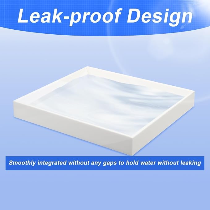 Acrylic Humidifiers Tray for LEVOIT Classic 160 Top-Fill Humidifiers 2.5L Tank, Leak-Proof Tray, Moisture-Proof Humidifier Tank Floor(Not Include Humidifier) (White, 2.5L)