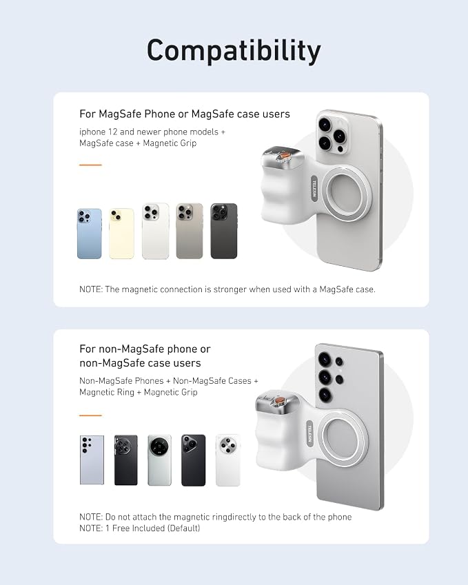 TELESIN Fun Shot Magnetic Phone Camera Grip 2