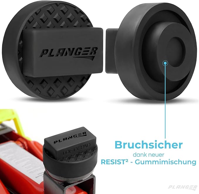 PLANGER® - Lofty PAD - Rubber Jack Pad for Mini & Opel (Special CAR Brands from Germany) Trolley Jack, Vehicle Lift and Axle Stand - Protects Your Car, SUV