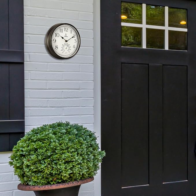 Outdoor Clocks for Patio Waterproof