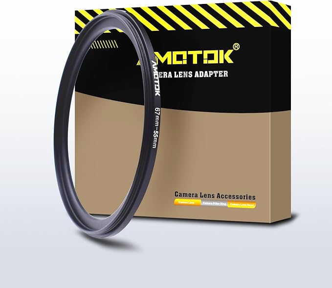 67mm Lens to 55mm Camera Lens Adapter, 67mm-55mm Filter Step-Down Ring
