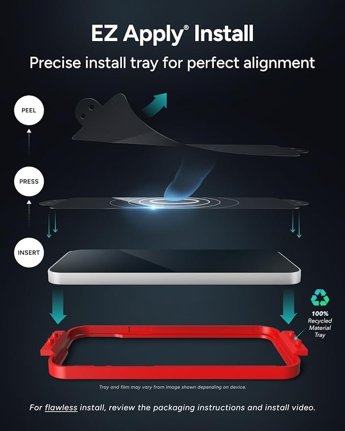 ZAGG Glass Elite Anti-Reflective Samsung Galaxy Z Flip6 Camera Lens Protector