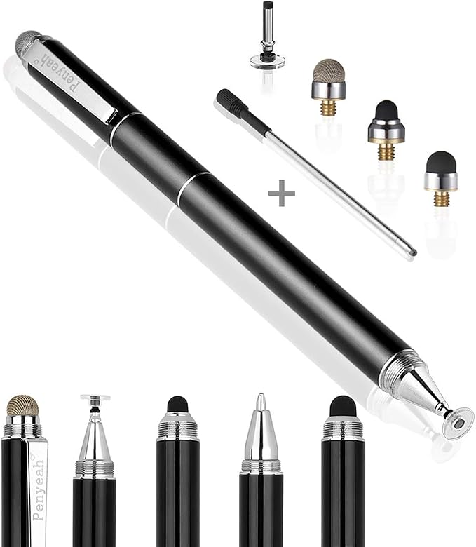 Penyeah Stylus Pen, 4 in 1 Disc Stylus Pens
